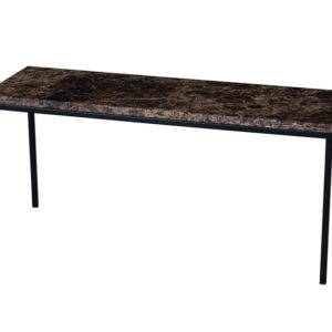 Table basse WESTFORD marbre marron 90cm - Nouveaux produits