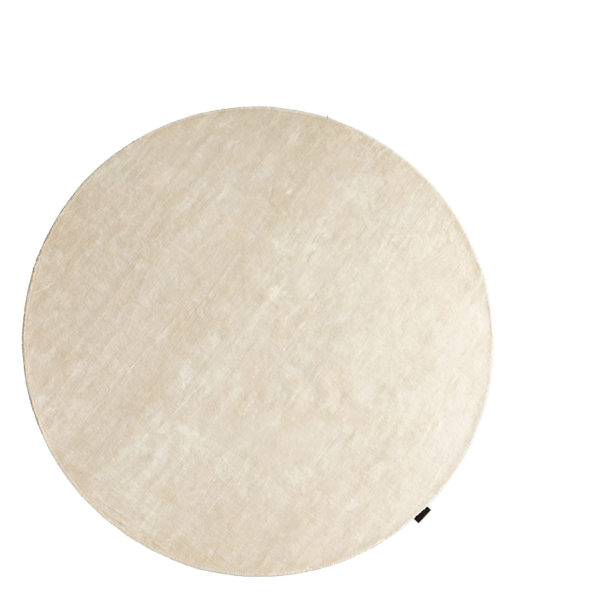 tapis kenshin naturel 250 lifestyle - Tapis rond blanc naturel Kenshin 250 cm