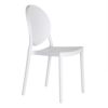 Chaise pvc blanc Saturne - Lot de 4 – Image 3