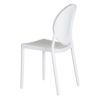 Chaise pvc blanc Saturne - Lot de 4 – Image 5