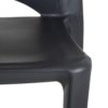 Chaise Pvc blanc Line-Lot de 4 – Image 14