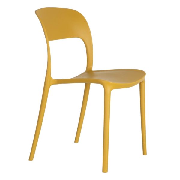 152650 - Lot de 4 Chaises Eole Jaune