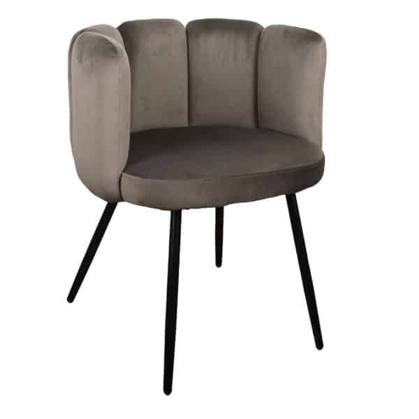 Chaise High Five gris foncé - Lot de 2