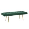 Banquette Velours Vert Tennis
