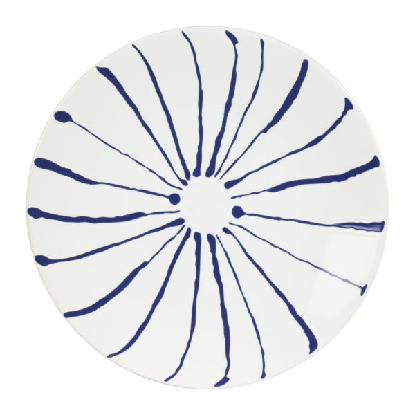 assiette ink 269457 - Assiettes plates Bleue Ink Lot de 6