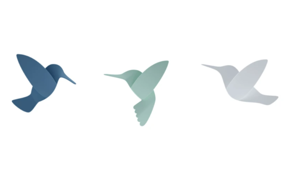 Décoration Murale Oiseaux assortis UMBRA