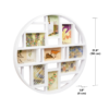 Cadre photo multi-vues Luna blanc – Image 4