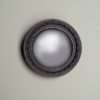 Miroir sorcière convexe 19cm noir et argenté – Image 2