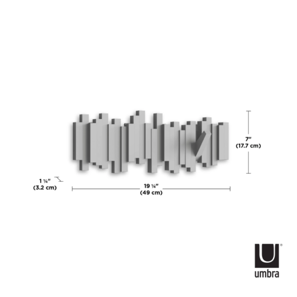 Patère Sticks gris UMBRA 5 crochets – Image 9