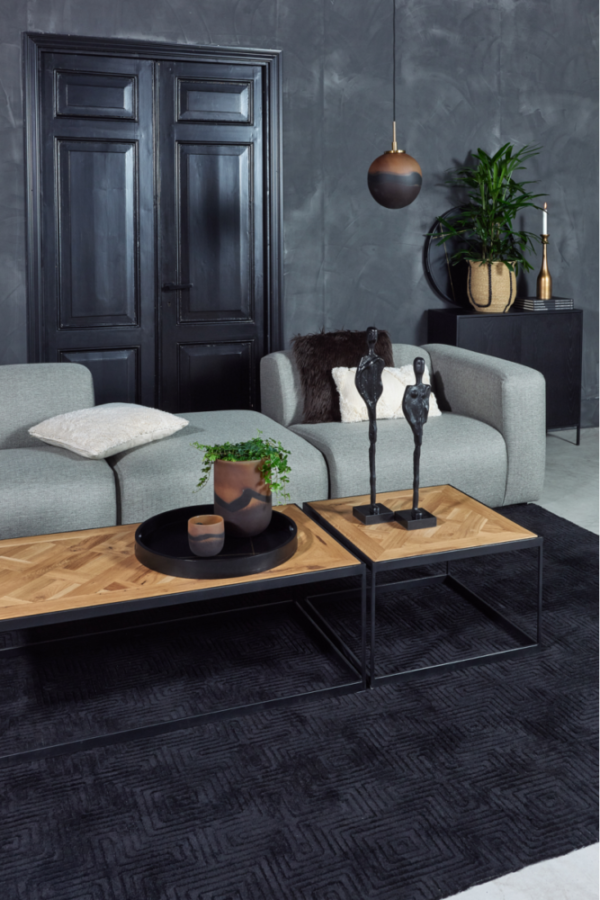 Table basse en chêne 120 cm Baltimore – Image 2