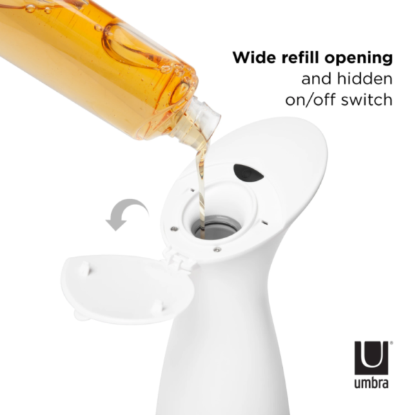 otto blanc 5 - Distributeur savon automatique blanc UMBRA