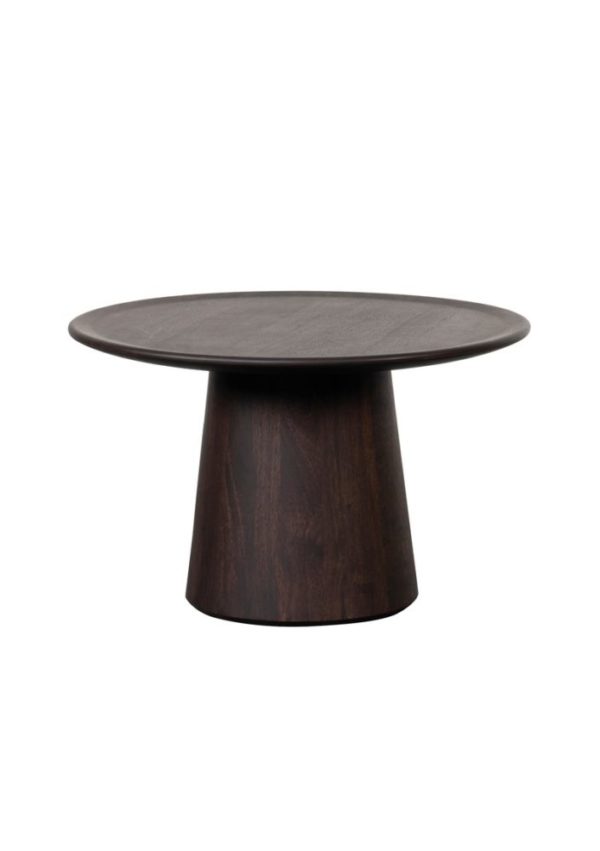 table basse daytona noyer 66 - Table basse ronde manguier noir Daytona