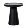 Table basse ronde en manguier noir Durham – Image 7