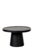 Table basse ronde en manguier noir Durham – Image 10