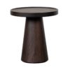 Table basse ronde en manguier noir Durham – Image 9