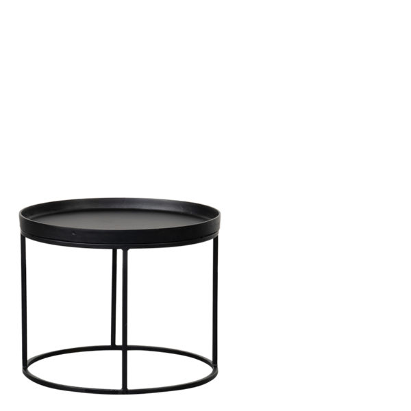 table basse northland noir 50 - Table basse Northland L métal noir