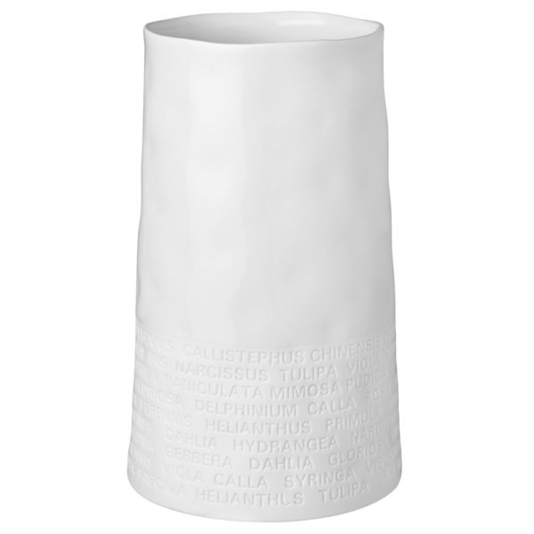 Vase en porcelaine poétique Räder