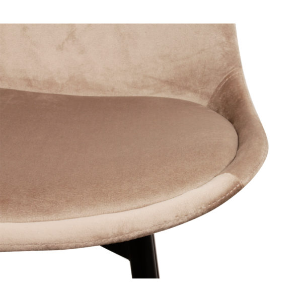 871974353762 7 - Chaise velours sable Leaf - Lot