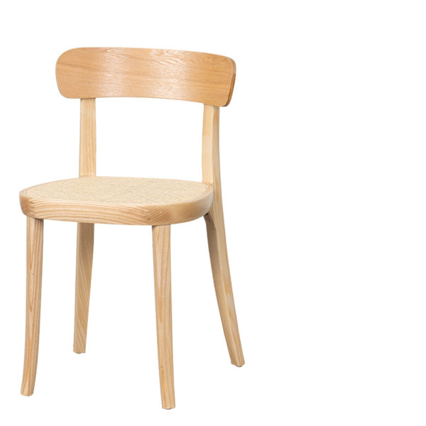 Chaise bois et rotin Ridgewood - Lot de 2