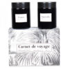 Coffret de 2 bougies parfumées Carnet de voyage 1