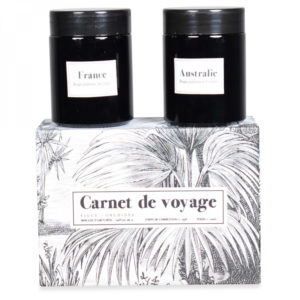 Coffret de 2 bougies Carnet de voyage - Meilleures ventes