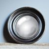 Miroir convexe 26cm bord noir et or antique – Image 3