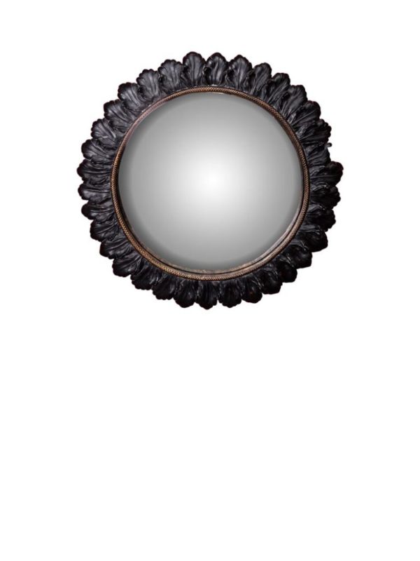 Miroir convexe 28cm Fleurs du mal