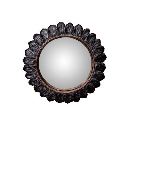 Miroir convexe 24cm Fleurs du mal