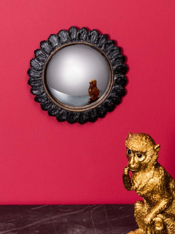 Miroir convexe 24cm Fleurs du mal – Image 3
