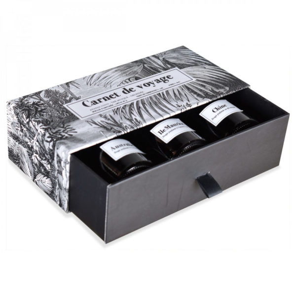 Coffret de 3 bougies parfumées Carnet de voyage – Image 3