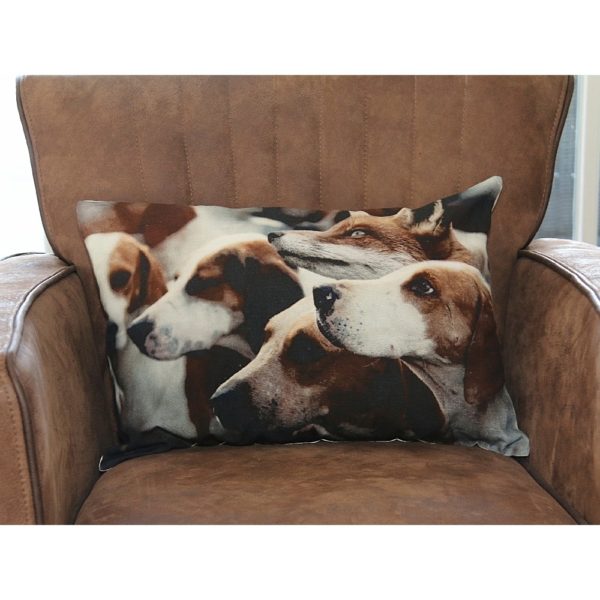 gkhkfh 4 - Coussin Foxhounds 35 x 50 cm