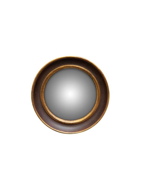 Miroir sorcière convexe double bord