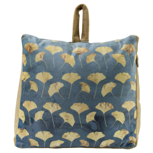 Cale-porte Velours bleu Ginko – Image 2