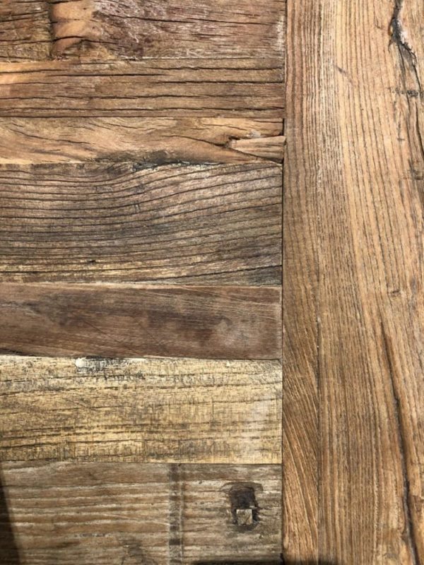Table en bois brut 70 x 80 cm Madrid – Image 2