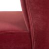 Fauteuil velours Rouge Burgos – Image 6