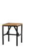 Table haute en chêne 80X80 Everest