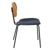Chaise Tejido Naturel et bleu X4 – Image 5