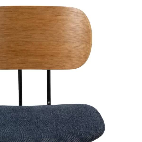 Chaise Tejido Naturel et bleu X4 – Image 6