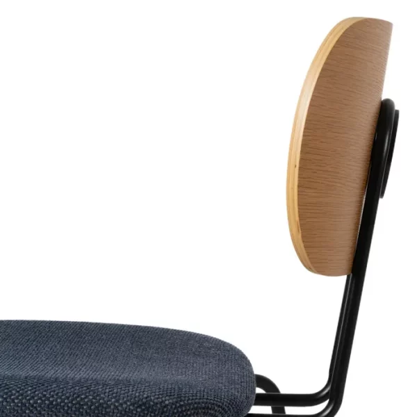 Chaise Tejido Naturel et bleu X4 – Image 9