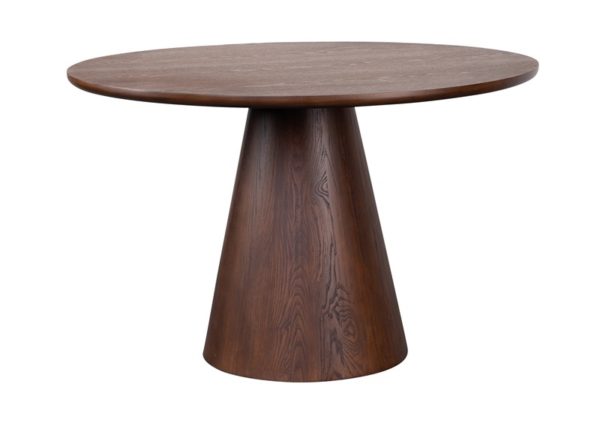 146276 146276 - Table à manger ronde frêne acajou Ohio