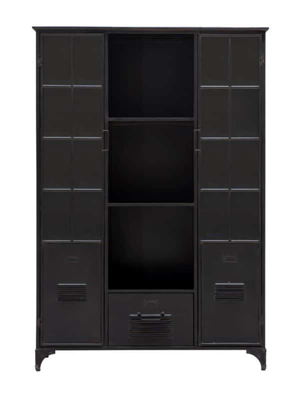 Armoire Bibliothèque Vitrée Métal Office
