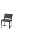 Chaise Tissu Anthracite Accoudoirs Atkinson – Image 2