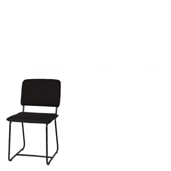 Chaise tissu Anthracite Porter - Canapé de salle à manger gris Porter
