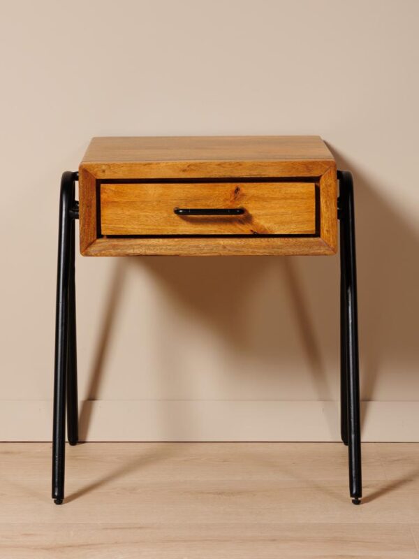 Table de Chevet 1 tiroir Chapman - Lot de 2 – Image 3