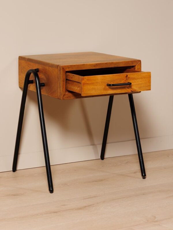 Table de Chevet 1 tiroir Chapman - Lot de 2 – Image 5