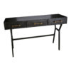 Console métal noir Jago