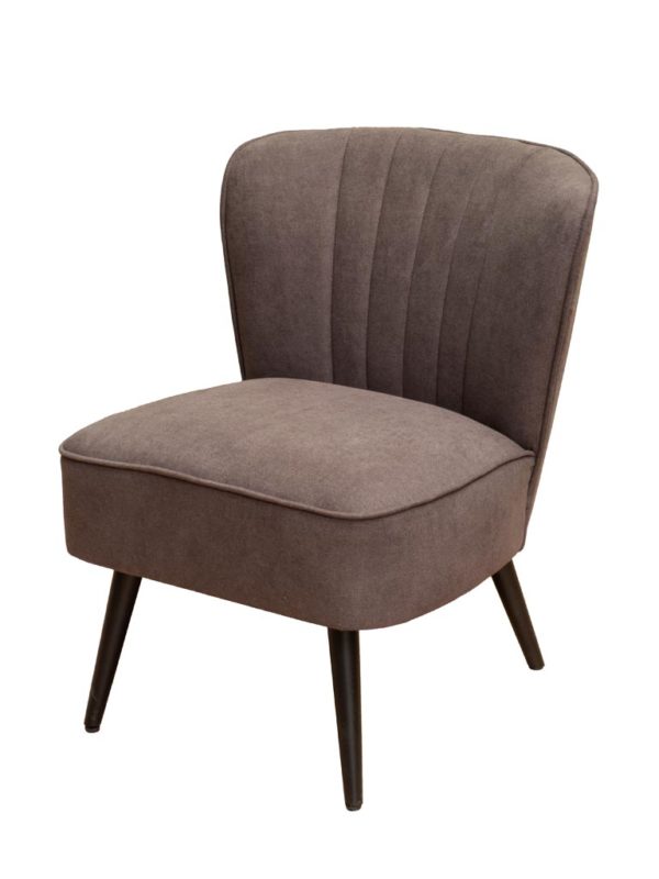 Fauteuil gris taupe Hopper