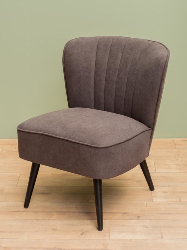 Fauteuil gris taupe Hopper A - Fauteuil gris taupe Hopper