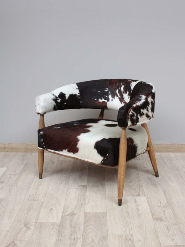 Fauteuil peau de vache Les Rocheuses