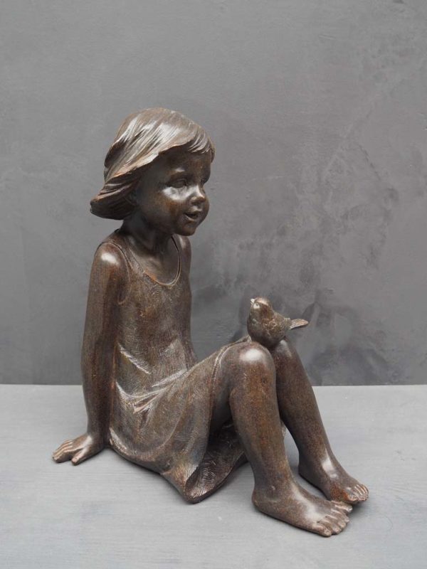 Statue La petite fille à l'oiseau – Image 2